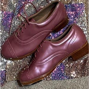 Metallic rosegold Jason Samuel smith ladies tap shoe